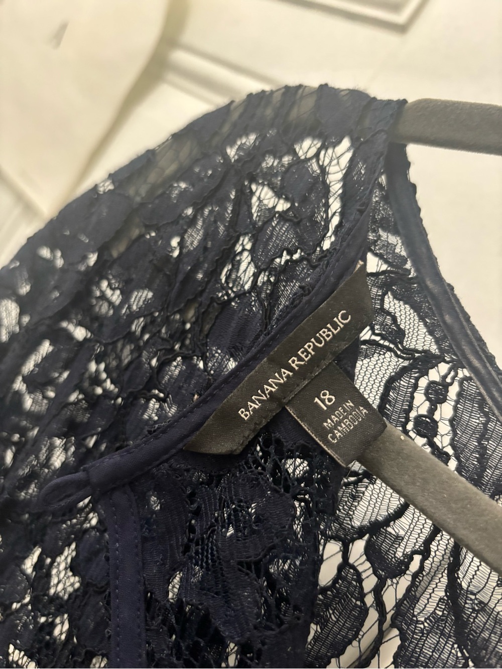 Banana Republic Navy Lace dress